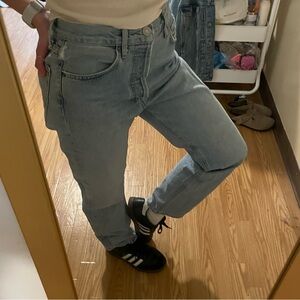 Agolde light wash jeans